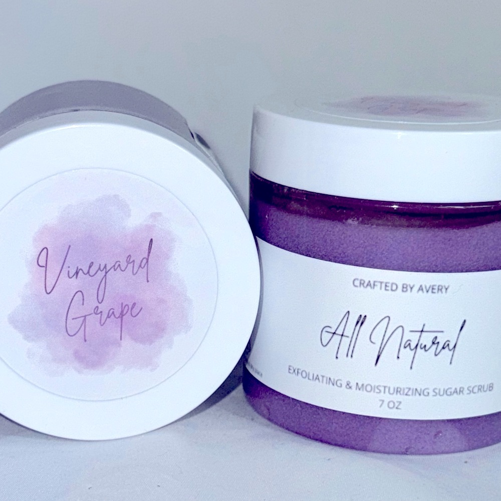 🍇VINEYARD GRAPE all natural sugar scrub